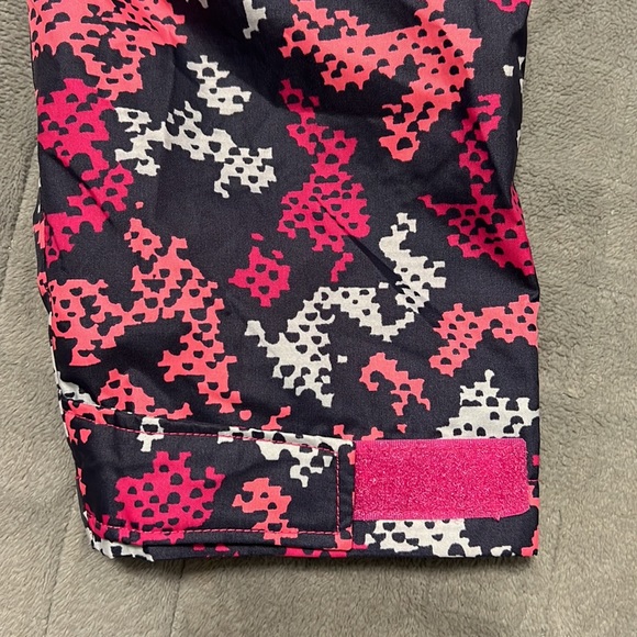 Columbia Hooded Jacket, Windbreaker, Rain, Pink, Gray, Lightweight, Size XL - Picture 6 of 10